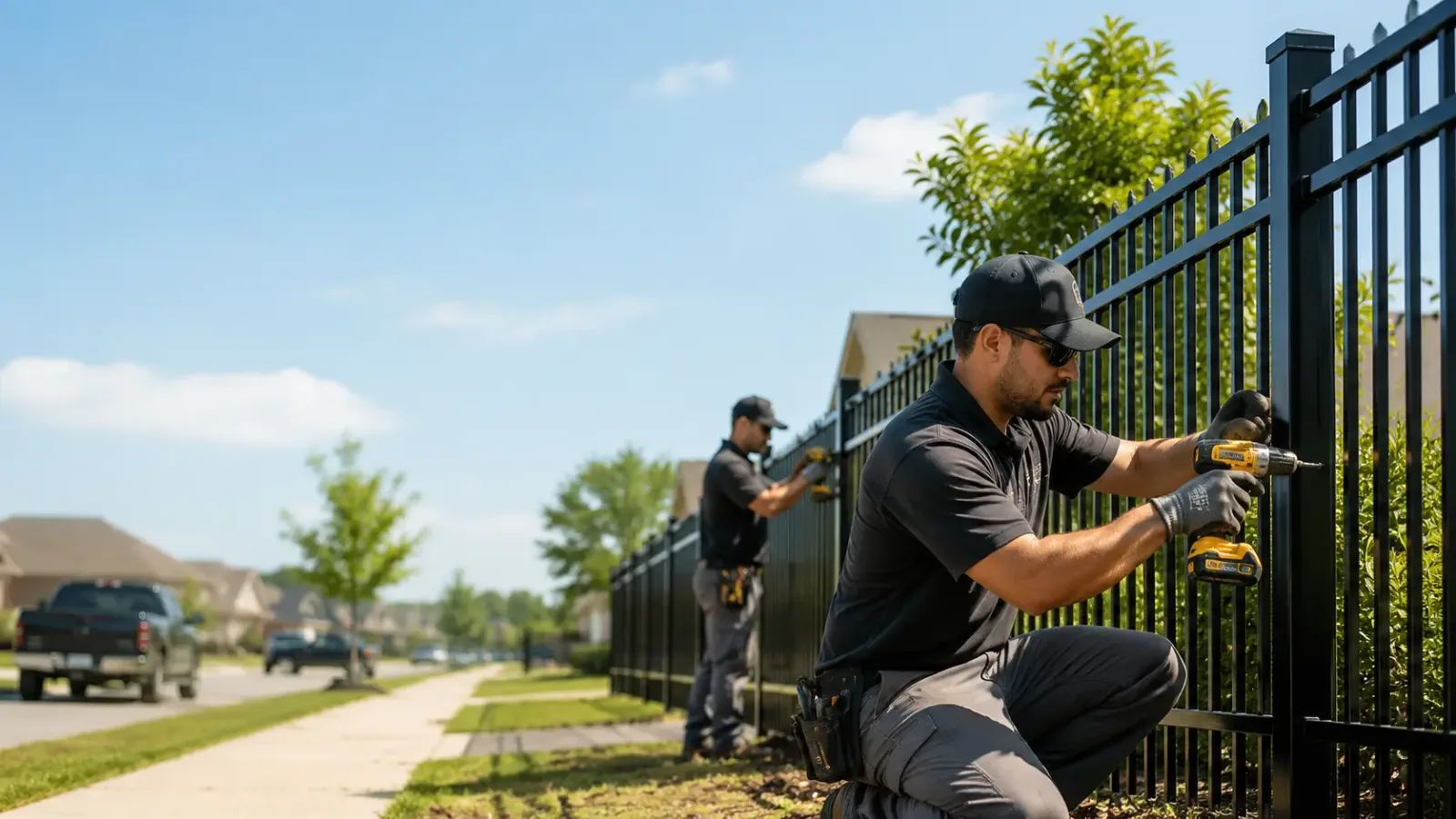 Metal Fence Installation in Moran, TX